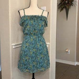 Mossimo Supply Co. blue floral mini dress Size XS